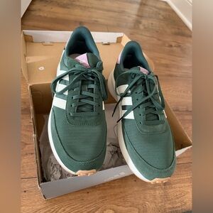 Adidas Black Sneakers with White Accents